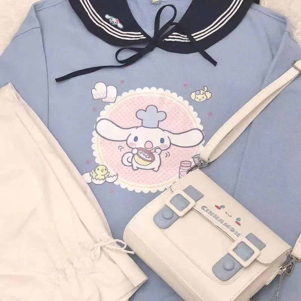 Cute Cartoon/ Anime Square Shoulder Bag